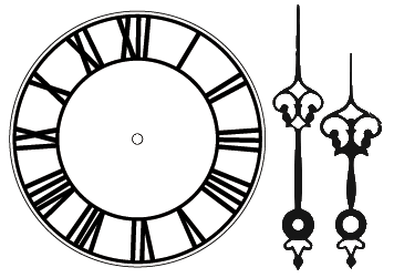 Циферблат фасадного годинника